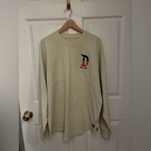 Disneyland Resort Authentic Puff Print Character Letters Spirit Jersey. Size L